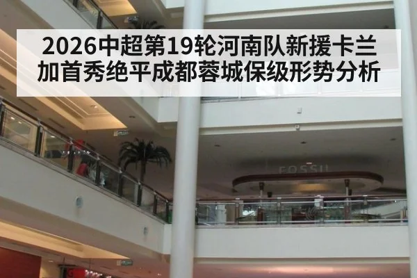2026中超第19轮河南队新援卡兰加首秀绝平成都蓉城保级形势分析