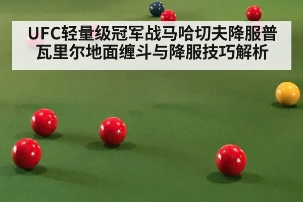 UFC轻量级冠军战马哈切夫降服普瓦里尔地面缠斗与降服技巧解析